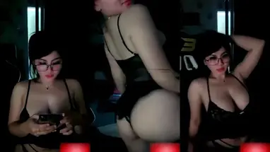 BABY FERIOSA Pakai Lingerie Hitam WOT Lumer Asyik HD